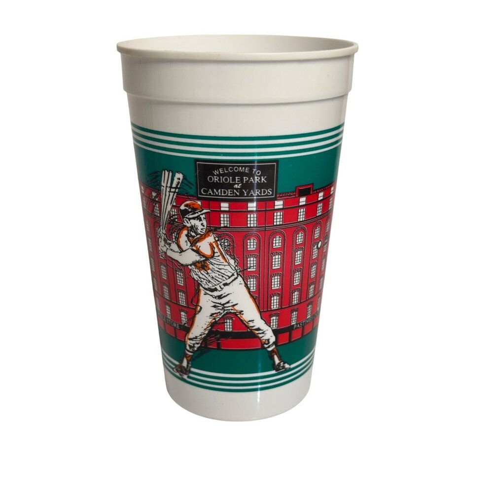 Baltimore Orioles‎ Souvenir Cup | Camden Yards Stadium Plastic Drink Cup MLB Fan